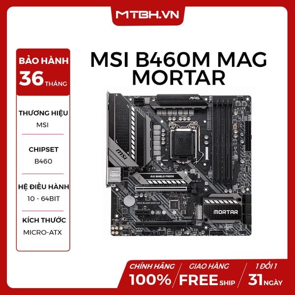 MAIN MSI B460M MAG MORTAR