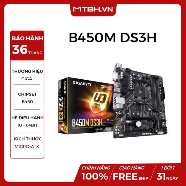 MAIN GIGA B450M DS3H (AMD)