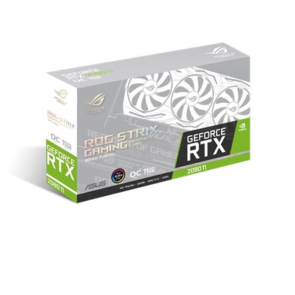 VGA ASUS ROG STRIX RTX 2080 Ti OC WHITE GAMING 11GB GB