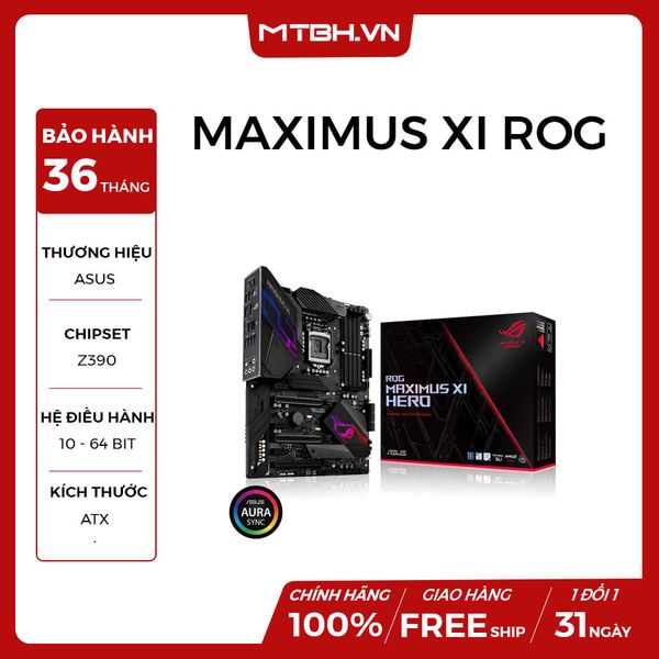 MAIN ASUS Z390 MAXIMUS XI ROG HERO NEW