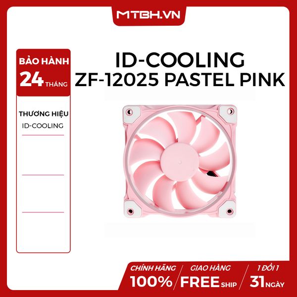FAN CASE ID-COOLING ZF-12025 PASTEL PINK