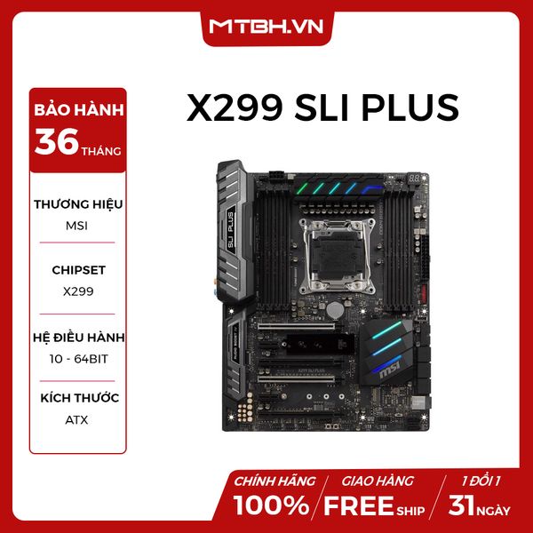 MAIN MSI X299 SLI PLUS NEW