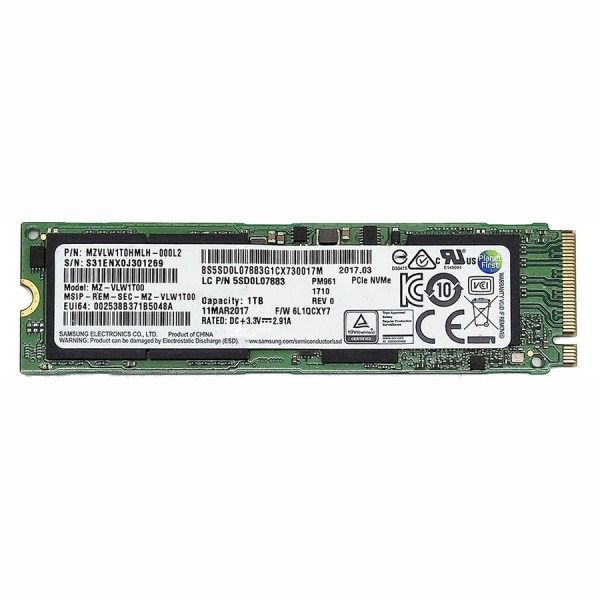 SSD Samsung SM961 256GB M.2 2280 PCIe NVMe 3.0x4 (Đọc 3100/s, Ghi 1400MB/s)