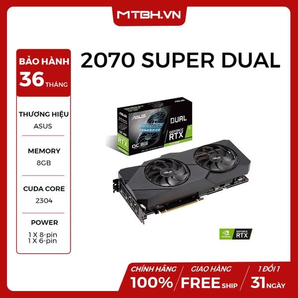 VGA ASUS RTX 2070 SUPER DEAL EVO 08G GDDR6
