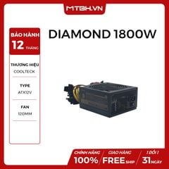 PSU COOLTECK BITCOIN DIAMOND 1800W MODULER 90 PLUS GOLD NEW BH 12TH