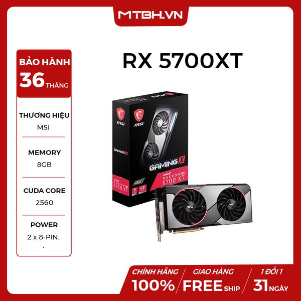 VGA MSI RX 5700 XT GAMING X 8GB RADEON