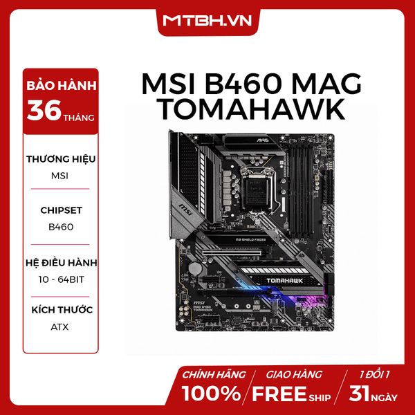 MAIN MSI B460 MAG TOMAHAWK