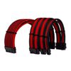COMBO DÂY CABLE SLEEVING BLACK - INTERLEAVED - RED