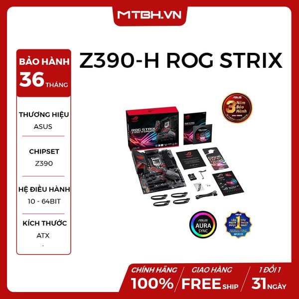 MAIN ASUS Z390-H ROG STRIX GAMING NEW
