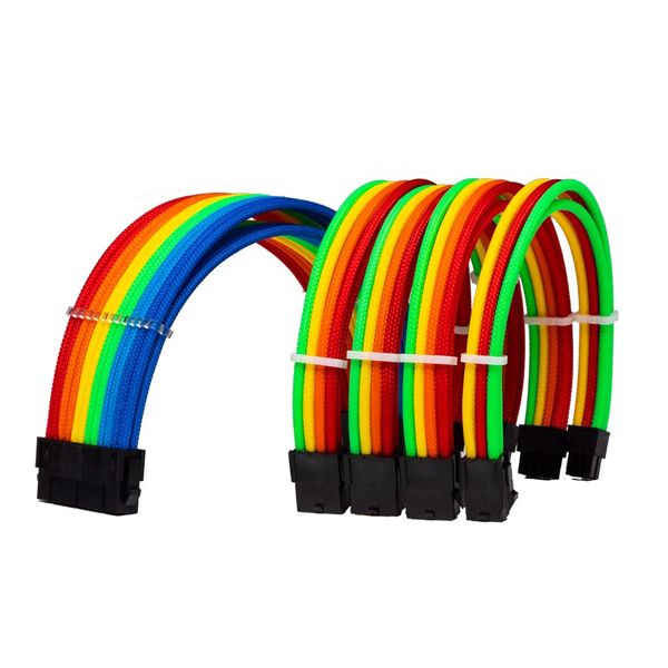 COMBO DÂY CABLE SLEEVING RAINBOW