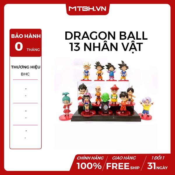 MÔ HÌNH 13 NHÂN VẬT DRAGON BALL