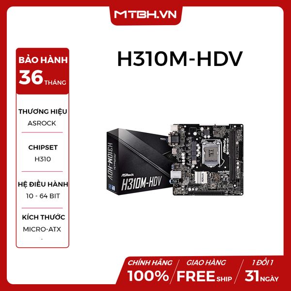 MAIN ASROCK H310M-HDV NEW