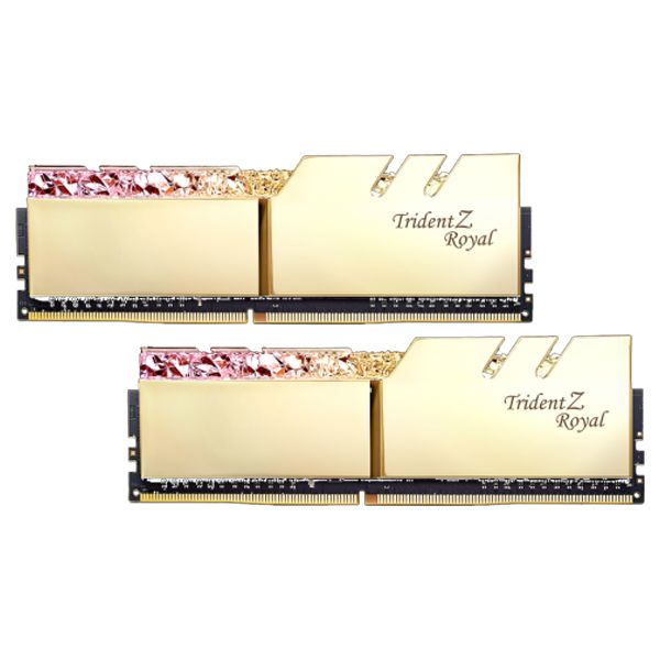 RAM DDR4 16GB GSKILL TRIDENTZ ROYAL GOLD RGB BUSS 3200Mhz (KIT 2*8GB) NEW