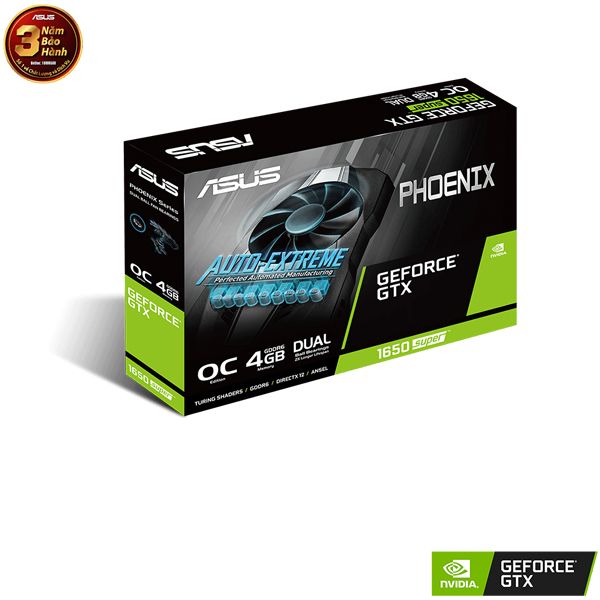 VGA ASUS PHOENIX GTX 1650 Super 4GB GDDR6