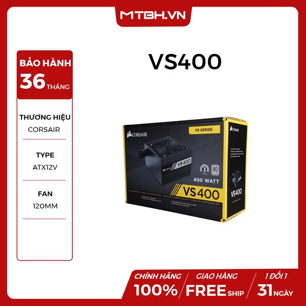 PSU CORSAIR VS400 NEW