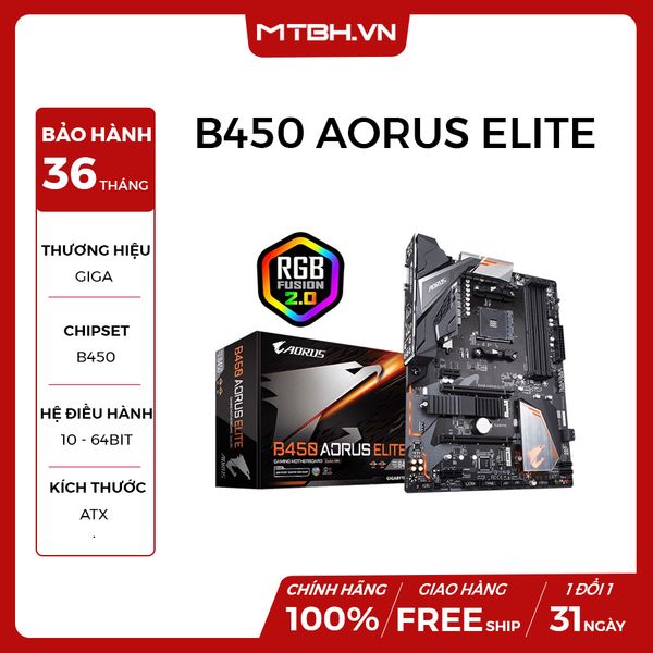 MAIN GIGA B450 AORUS ELITE NEW
