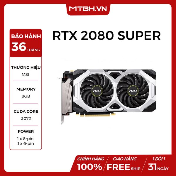 VGA MSI RTX 2080 SUPER 8GB VENTUS OC