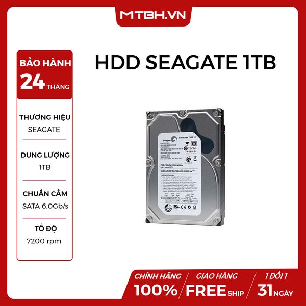 HDD SEAGATE 1TB NEW BH 24TH