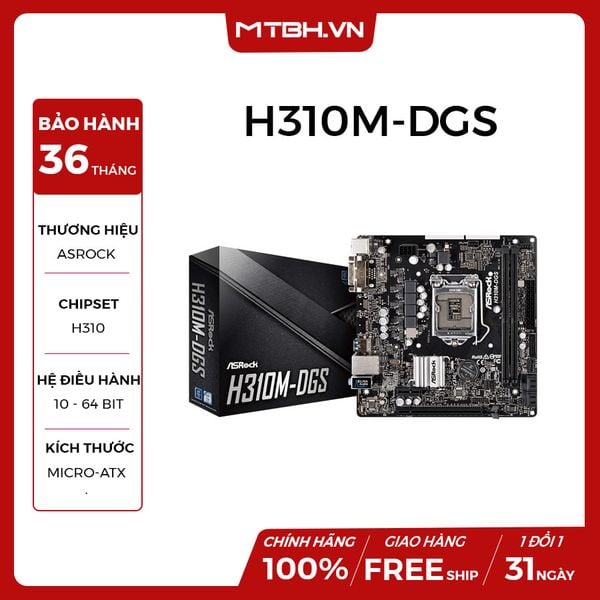 MAIN ASROCK H310M-DGS NEW