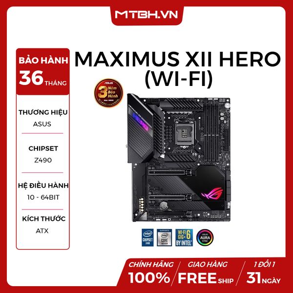 MAIN ASUS Z490 ROG MAXIMUS XII HERO (WI-FI)