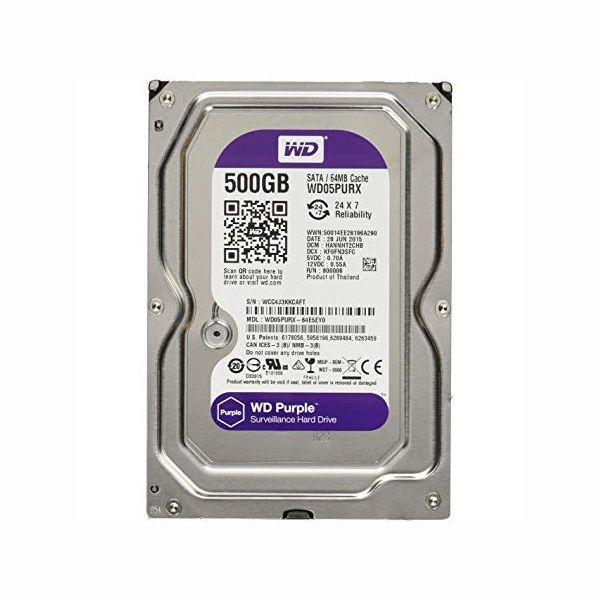 HDD WD 500GB PURPLE NEW