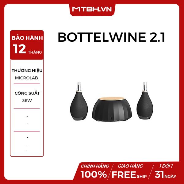 LOA VI TÍNH MICROLAB BOTTELWINE 2.1 - 36W RMS