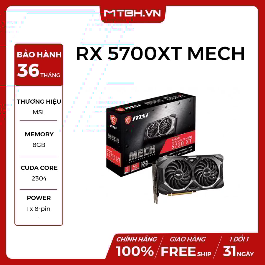 Gaming Rx 5700 Xt Mech Oc Mining Msi Radeon Rx 5700 Xt Mech Oc 8g MSI