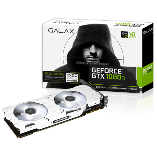 VGA GALAX GTX 1080 TI HOF 11G WHITE NEW