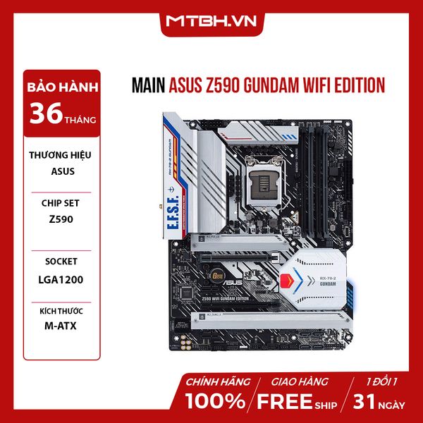Main ASUS Z590 GUNDAM WIFI EDITION