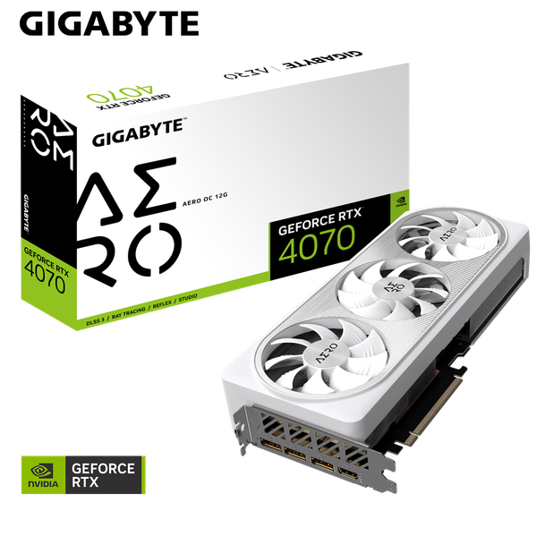 VGA GIGABYTE RTX 4070 AERO OC 12G GDDR6X