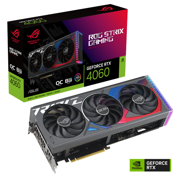 VGA ASUS RTX 4060 ROG STRIX O8G GAMING