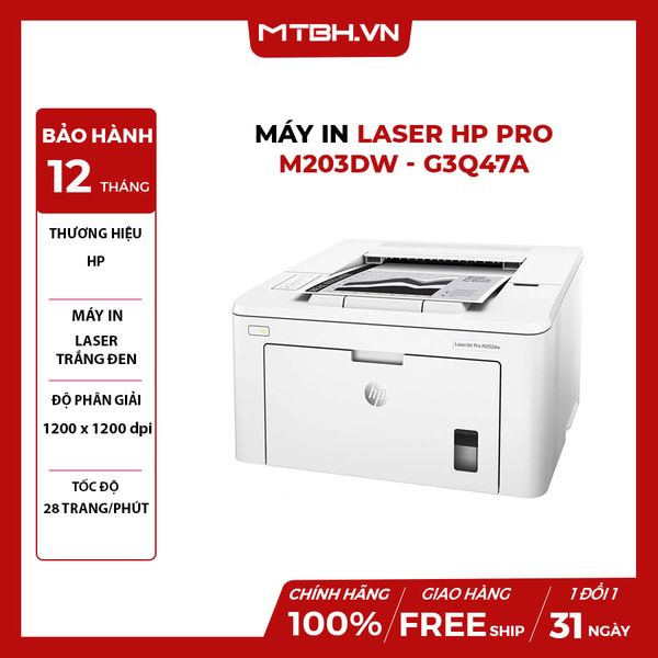 MÁY IN LASER HP PRO M203DW - G3Q47A