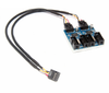 Bộ chia cổng USB 9Pin trên Mainboard có nguồn phụ - 1 ra 4