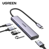 BỘ CHIA Ugreen USB-C to 2 x USB-A 2.0 + USB-A 3.0 + HDMI + PD hỗ trợ 4K (15495)