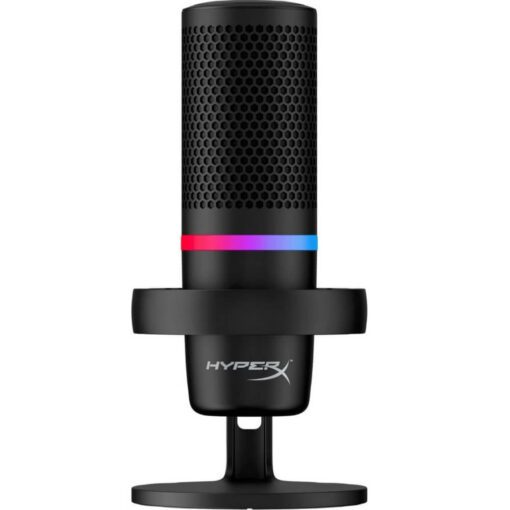 Microphone HyperX DuoCast Black USB RGB Mute Function