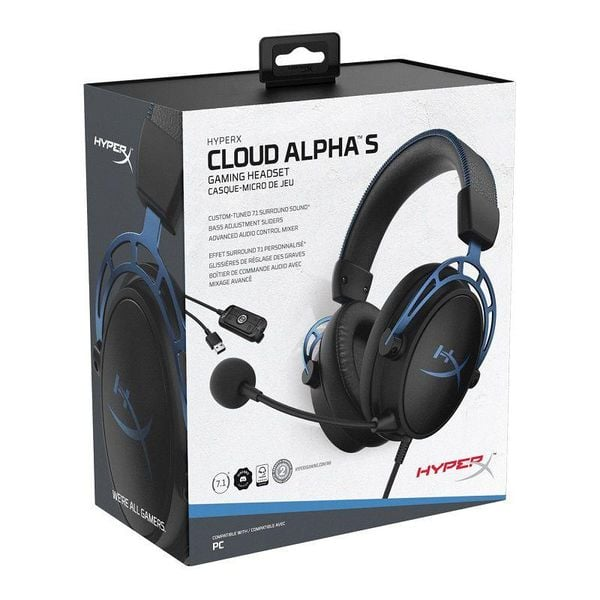 TAI NGHE HYPERX CLOUD ALPHA S BLUE