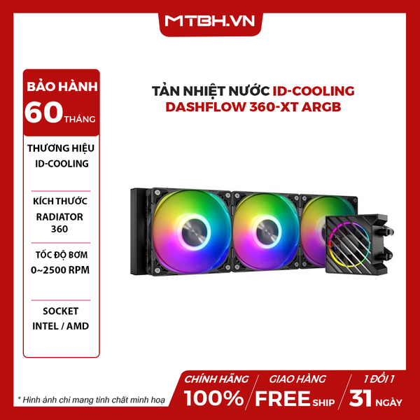 TẢN NHIỆT NƯỚC ID-COOLING DASHFLOW 360-XT ARGB