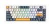 Bàn Phím Cơ Machenike K600-B82W Tri-mode RGB White GR Silver Switch