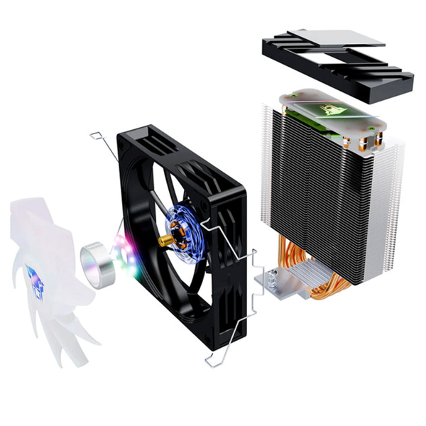 Tản Nhiệt Khí Leopard K400 Rgb (Support 2011)