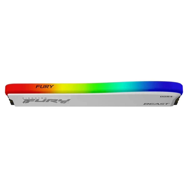 RAM KINGSTON DDR4 16GB FURY BEAST RGB WHITE SE BUSS 3200MHz