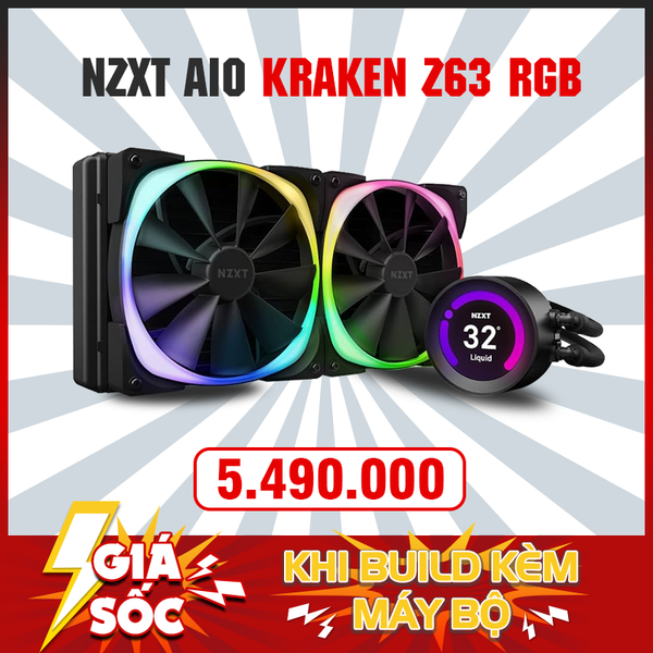 TẢN NHIỆT NƯỚC NZXT KRAKEN Z63 280MM AIO - RGB