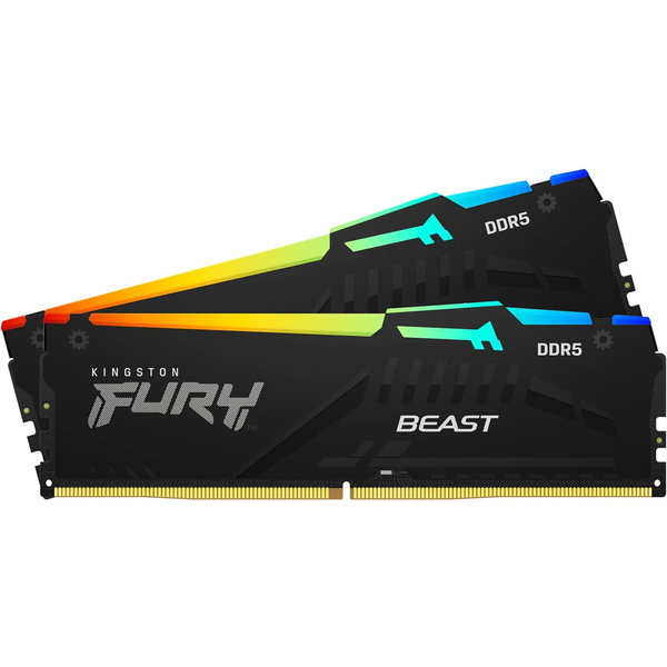 RAM DDR5 16GB Kingston Fury Beast RGB 5600mHZ KIT (8GBX2)