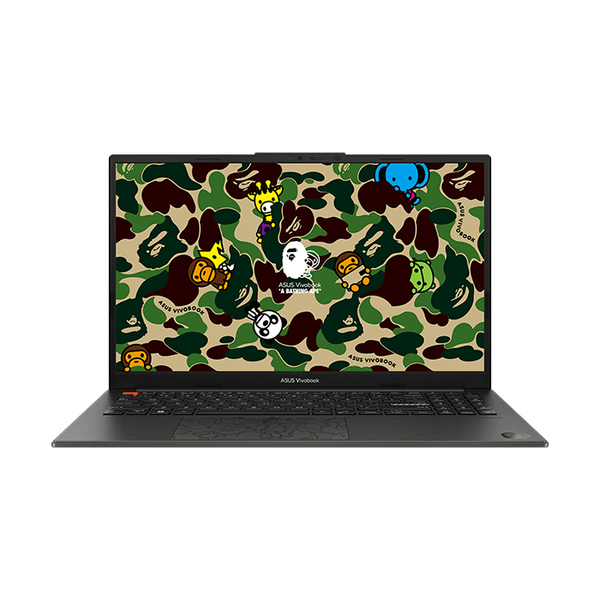 LAPTOP ASUS VIVOBOOK S 15 OLED BAPE EDITION S5504VA-MA291W CORE i5-13500H | 16GB RAM | 512GB SSD | Intel Iris Xe Graphics | 15.6' WQHD OLED 100% DCI-P3 | Win 11