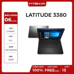 LAPTOP DELL LATITUDE 3380 Core I3 6006U, RAM 4GB ,SSD 128GB LIKE NEW FULL BOX BH 06TH