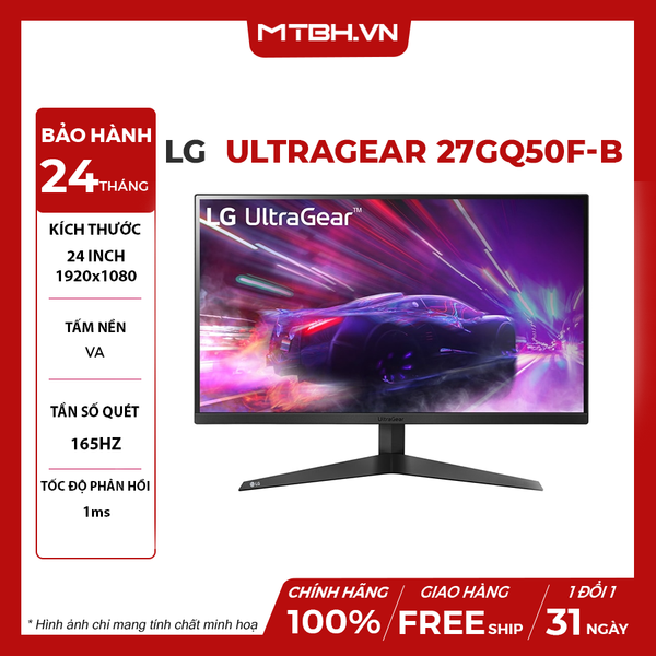 MÀN HÌNH LCD LG ULTRAGEAR 27GQ50F-B 27