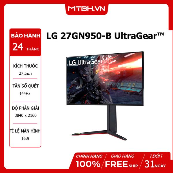 MÀN HÌNH LG 27GN950-B UltraGear™ 27