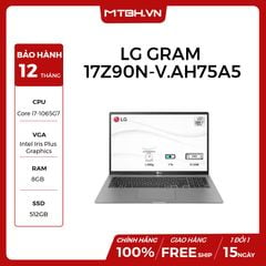 LAPTOP LG GRAM 17Z90N-V.AH75A5 i7-1065G7 | 8GB RAM | 512GB SSD | 17'' FHD WQXGA (2560 x 1600) IPS | HA