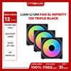 FAN CASE LIAN-LI UNI FAN SL INFINITY 120 TRIPLE BLACK