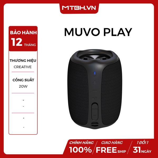 LOA BLUETOOTH CREATIVE MUVO PLAY ( ĐEN )