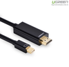 Cáp Mini DisplayPort (Thunderbolt) to HDMI dài 3M 4K Ugreen 10455